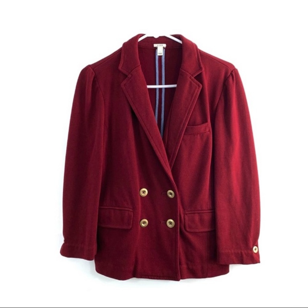 JCrew Knit Schoolboy Blazer